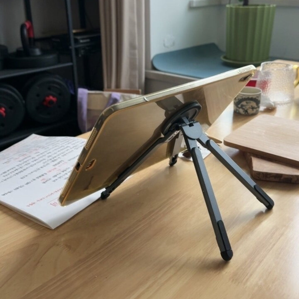 Portable Laptop & Phone Stand – Foldable Adjustable Computer Stand for Mobile Office