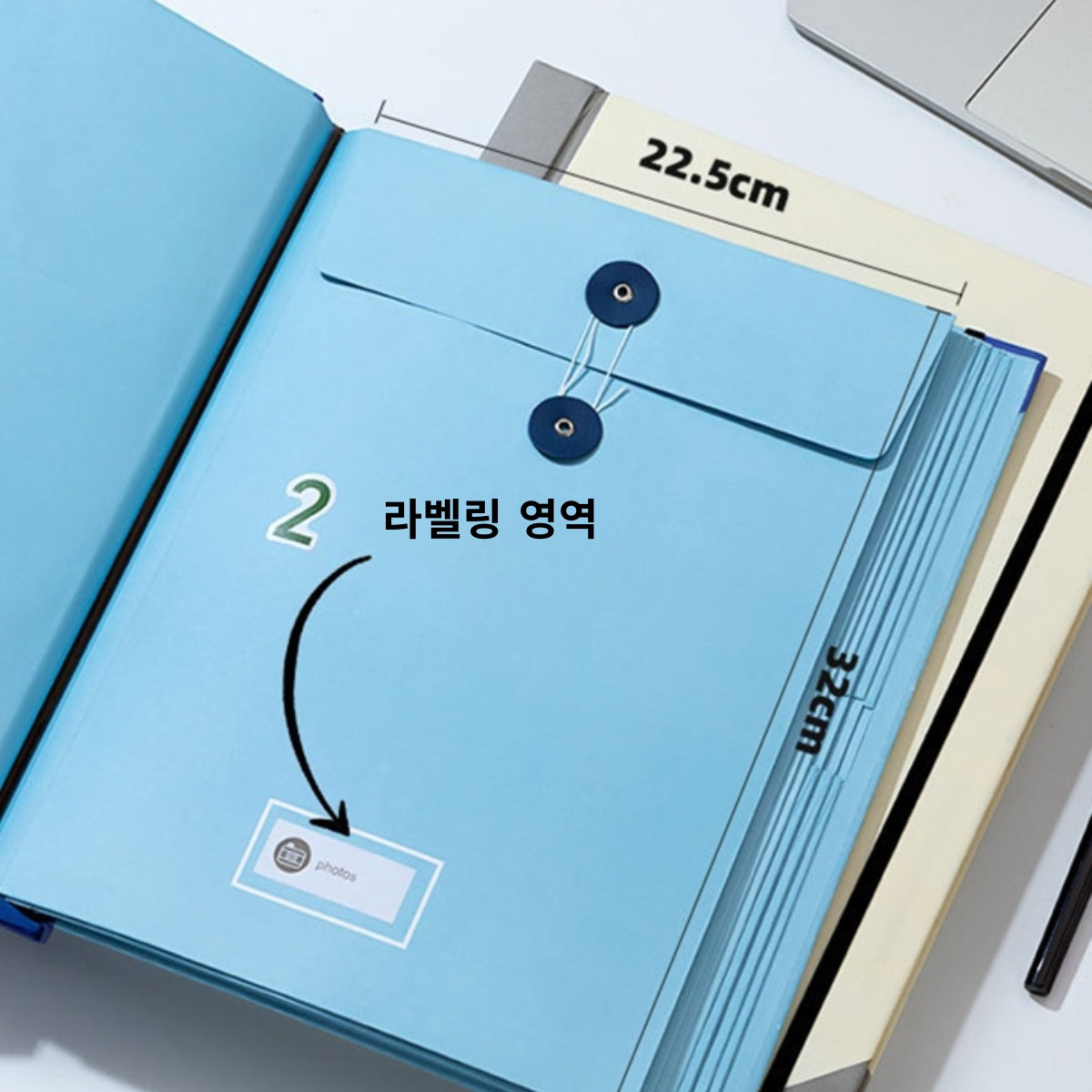A4 Accordion File Organizer – 12 Pocket Expanding Document Folder